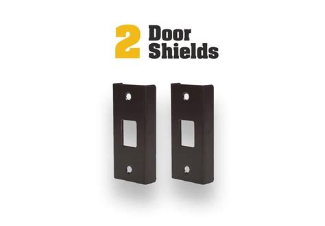 Door Armor Mini — Door Reinforcement Kit In Aged Bronze — Diy Home Security