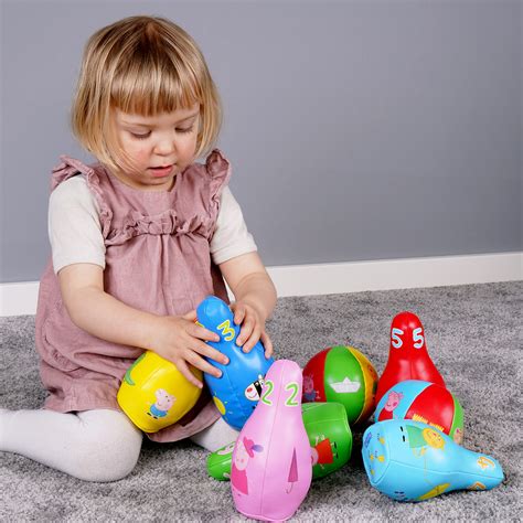 Set Bowling Pentru Copii Barbo Toys Peppa Pig De La An Multicolor