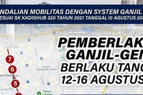 Rute Ganjil Genap Jakarta Newstempo