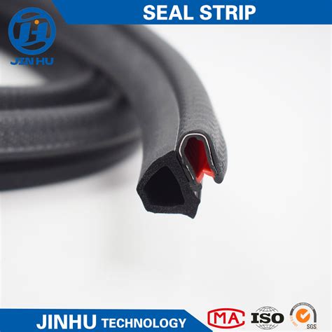 EPDM Extruded Trim Seal With Side Bulb Door Rubber Seals For Truck Cars