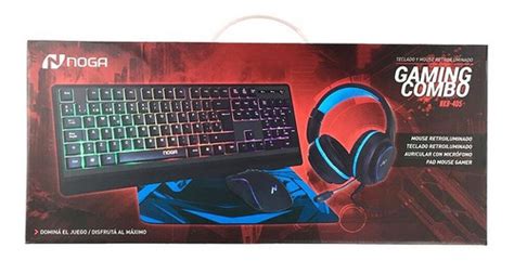 Kit Gamer En Noga Nkb Teclado Mouse Headset Pad Usb Noga