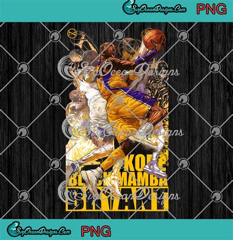 Kobe Bryant Nba Los Angeles Lakers Png Basketball Fan Png  Clipart Digital Download