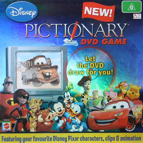 Disney Pictionary Dvd Board Game Team Toyboxes