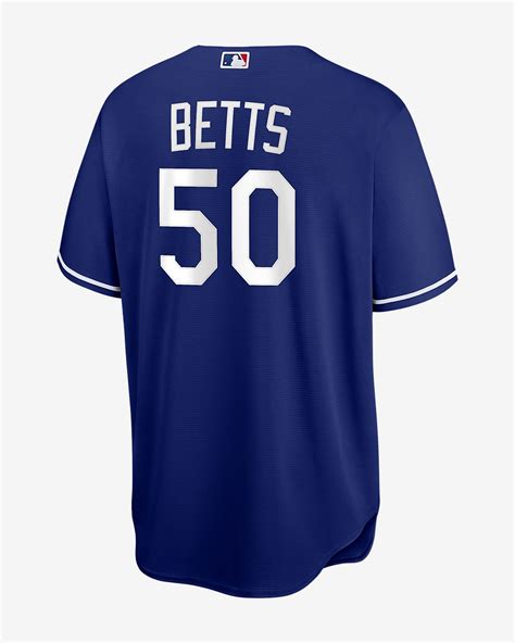 Men S Majestic Mookie Betts Royal Los Angeles Dodgers Big Tall Replica