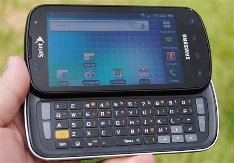 Sprint Epic 4g Review The Samsung Galaxy S Grows A Keyboard Android