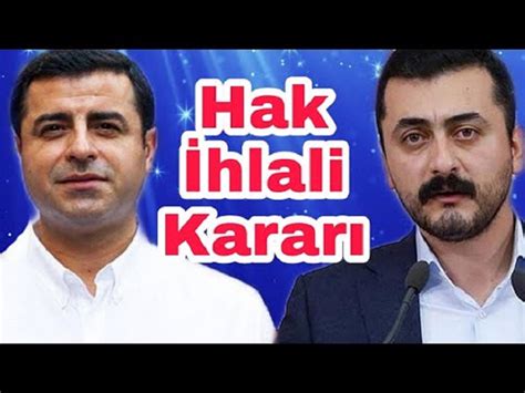 Aymden Selahattin Demirta Ve Eren Erdem Karar Gazetem