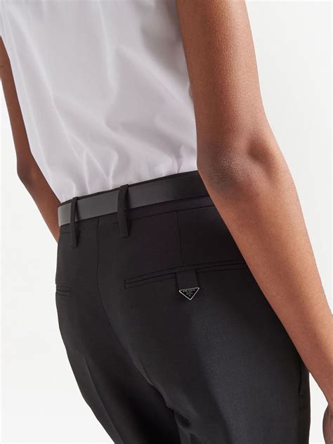 Prada Straight Leg Trousers Farfetch