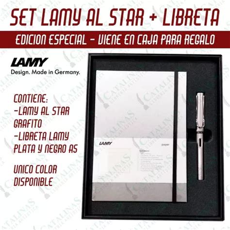 Set Lamy Al Star Pluma Libreta Edici N Especial Microcentro