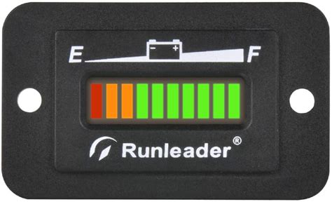 Runleader LED Battery Level Monitor 36V For Lead Acid Battery Charge