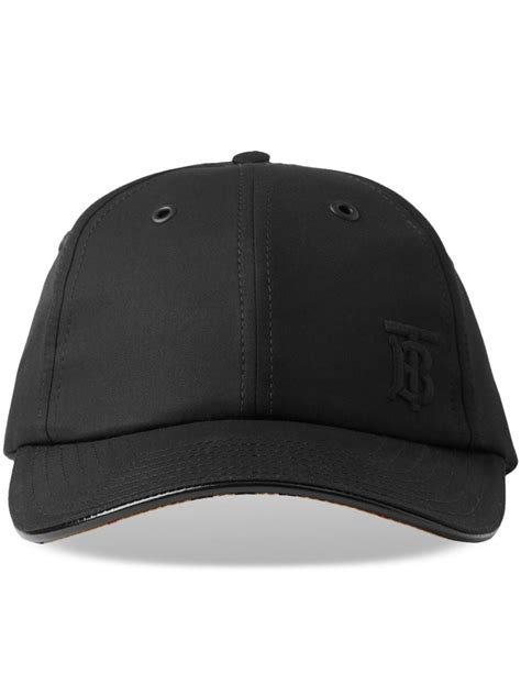 Burberry Gorra Con Logo Bordado Negro FARFETCH MX