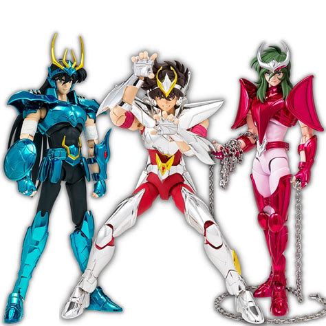 Set Cloth Myth V3 Ex Seiya Shiryu And Shun Cloth Myth Ex Bandai