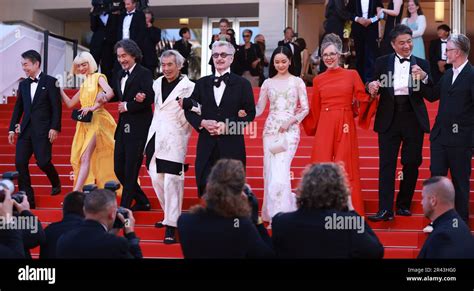 Cannes France 25th May 2023 German Director Wim Wenders C And