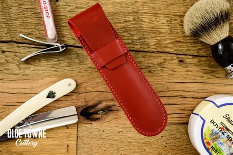 Straight Razor Sheath Red Knives For Sale