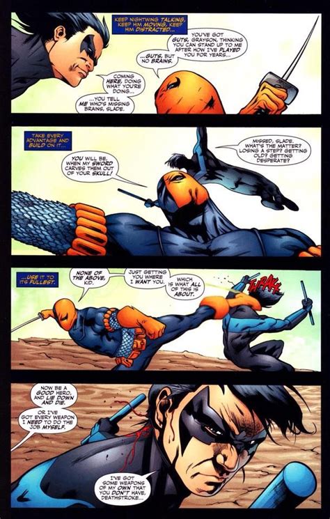 Deathstroke vs Nightwing: Epic Comic Battle