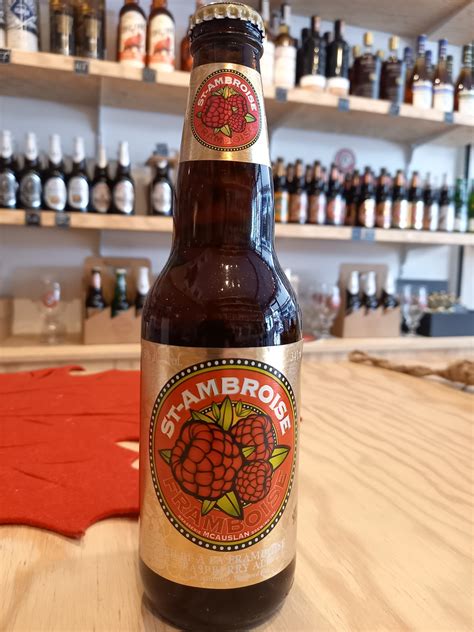 Bi Re St Ambroise Framboise Ml Comptoir De Qu Bec