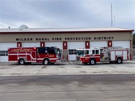 Fire Department Wilder Rural Fire Protection District