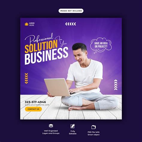 Premium Psd Free Psd We Are Social Media Marketing Expert Social