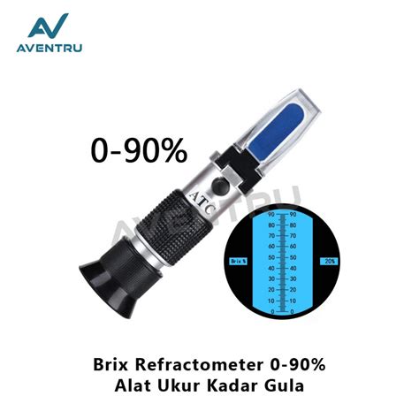 Jual Alat Ukur Kadar Gula Makanan Minuman Brix Refractometer 32 90