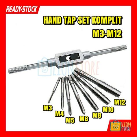 Hand Tap Handtap Handtab Hand Adjustable Hand Tap And Dies M3 M12 Alat