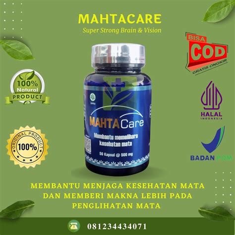 Jual Mahtacare Mahta Care Obat Mata Herbal Minus Silinder Dan Katarak