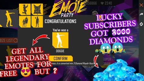 HOW TO GET ALL LEGENDARY EMOTES IN EMOTE PARTY EVENT FREE LUCKY