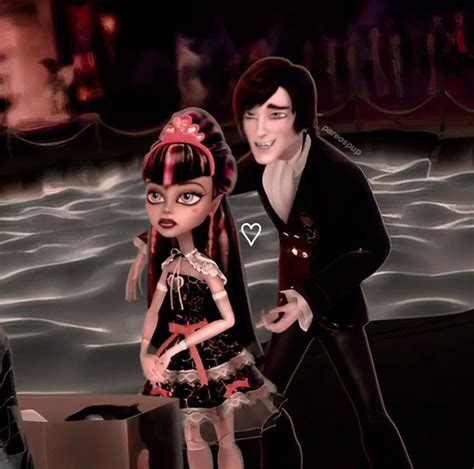 Draculaura And Valentine Monster High Love Story