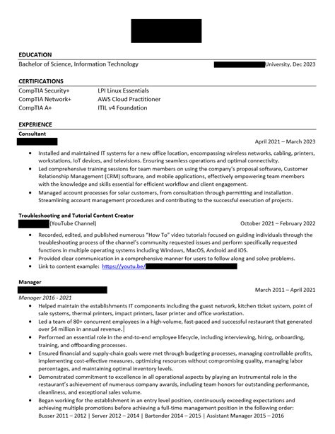 Structure Review And It Title Search Suggestions Based On Provided Experience R Resumes