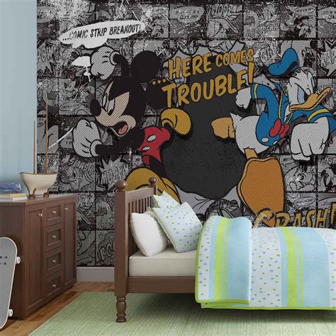 Disney Mickey Mouse Wall Paper Mural Buy At Europosters