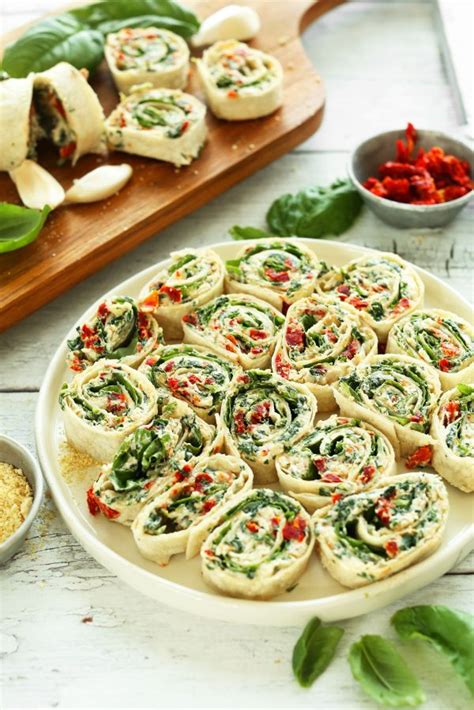 Sun Dried Tomato Basil Pinwheels Minimalist Baker Recipes