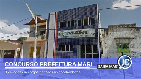 Concurso Prefeitura De Mari Pb Reabre Inscri Es Para Vagas