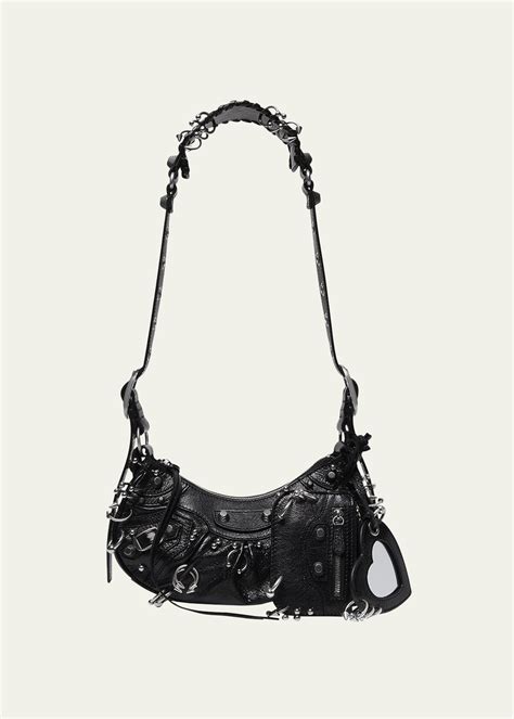 Balenciaga Le Cagole Xs Piercing Leather Shoulder Bag Editorialist