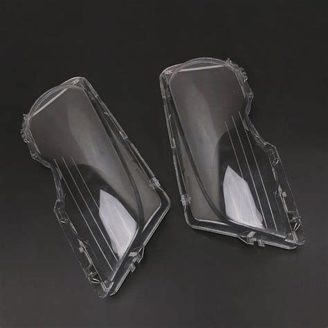 Front Left Right Clear Headlight Lens Shell Cover For BMW 3 Series E46