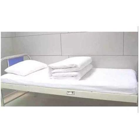 Breathable Single Size Cotton White Hospital Bed Sheet At Best Price In