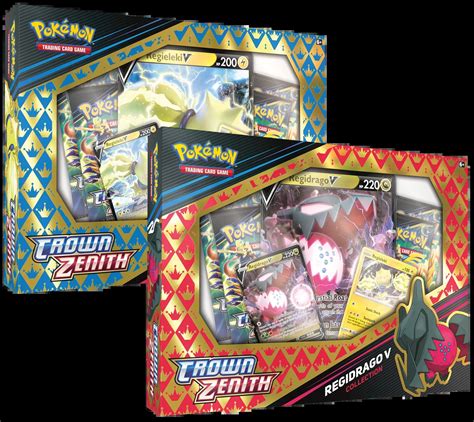 Pokemon Crown Zenith V Box Collection Regidrago Regieleki Englisch