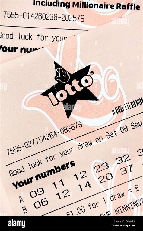 Camelot Lotto Numbers Hi Res Stock Photography And Images Alamy