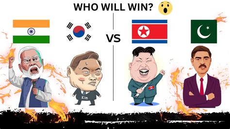 Military Showdown India South Korea Vs North Korea Pakistan