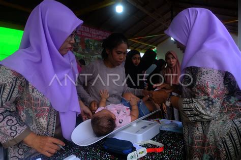 Posyandu Serentak Intervensi Cegah Stunting ANTARA Foto