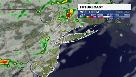 Morning Showers Late Isolated Storms Today For New Jersey