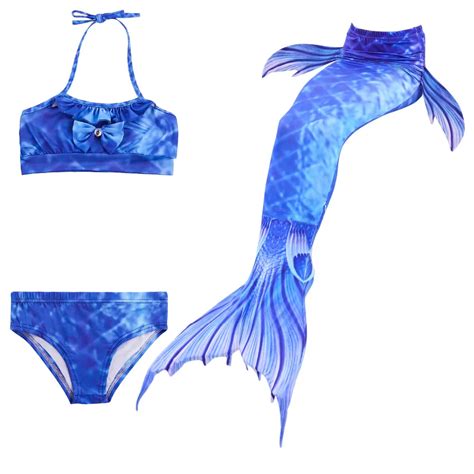 2018 New Ariel Children Swimming Mermaid Tail Girls Kids Swimsuit