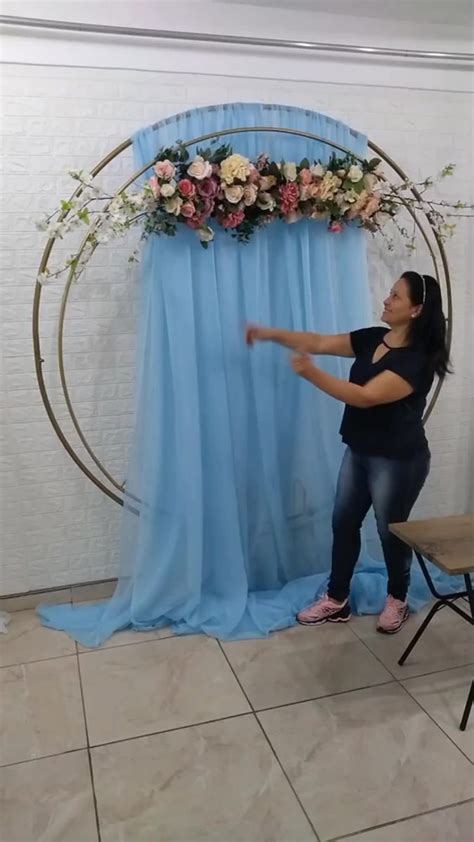 Painel Redondo Diy Como Fazer Painel De Flores F Cil De Fazer