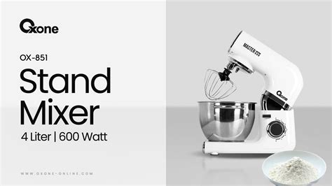 600 Watt Master Stand Mixer Ox 851 Product Features Youtube