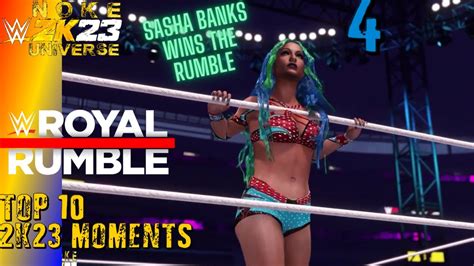 Sasha Banks Returns To The Wwe Royal Rumble Best Of Wwe K