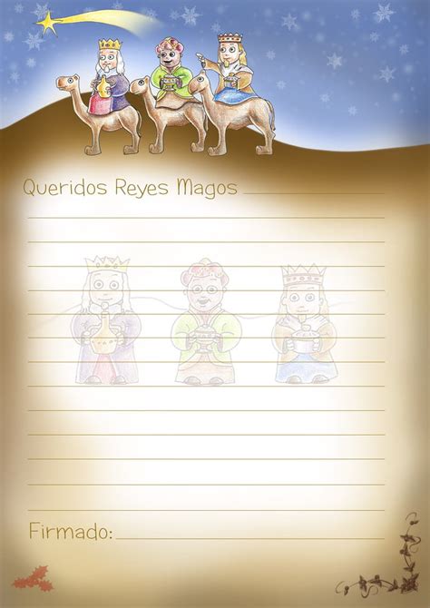 Modelos De Cartas Para Los Reyes Magos Dale Detalles