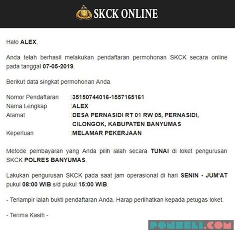 Cara Mengisi Form Skck Online Cara Membuat Rumus Sidik Jari Skck