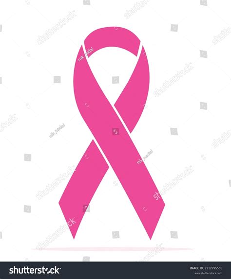 Pink Ribbon Vector Illustration Breast Cancer Stock Vector (Royalty Free) 2212795555 | Shutterstock