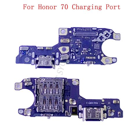 Original Usb Charging Connector Port Board Flex Cable For Huawei Honor 70 Charging Port With Sim