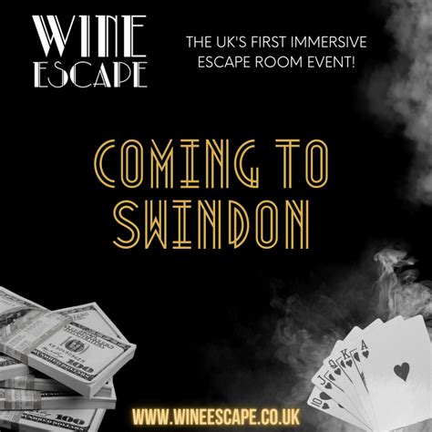 Wine Escape comes to Swindon - an immersive escape room event with ...