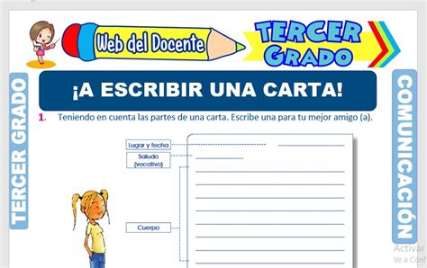 La Carta Y Sus Partes Para NiÃ±os De Primaria Uno