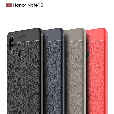 For Huawei Honor Note 10 Case Shockproof TPU Litchi Skin Dermatoglyph