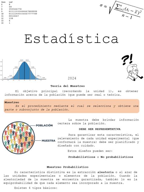 Técnicas De Muestreo Pdf Muestreo Estadísticas Método Científico